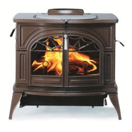 Чугунная печь камин Vermont Castings Encore коричневый (Вермонт Кастингс Енкоре)